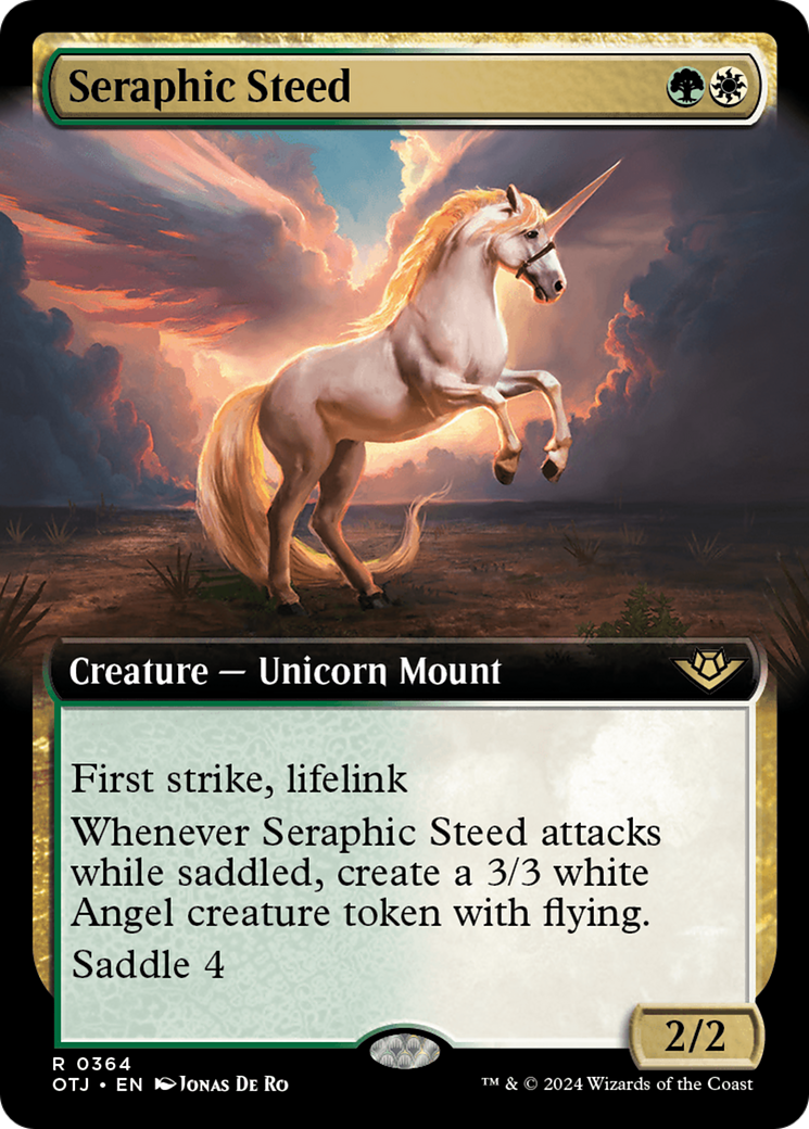 Seraphic Steed (Extended Art) [Outlaws of Thunder Junction] | Lots Moore NSW