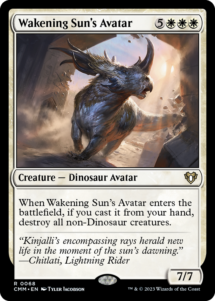 Wakening Sun's Avatar [Commander Masters] | Lots Moore NSW