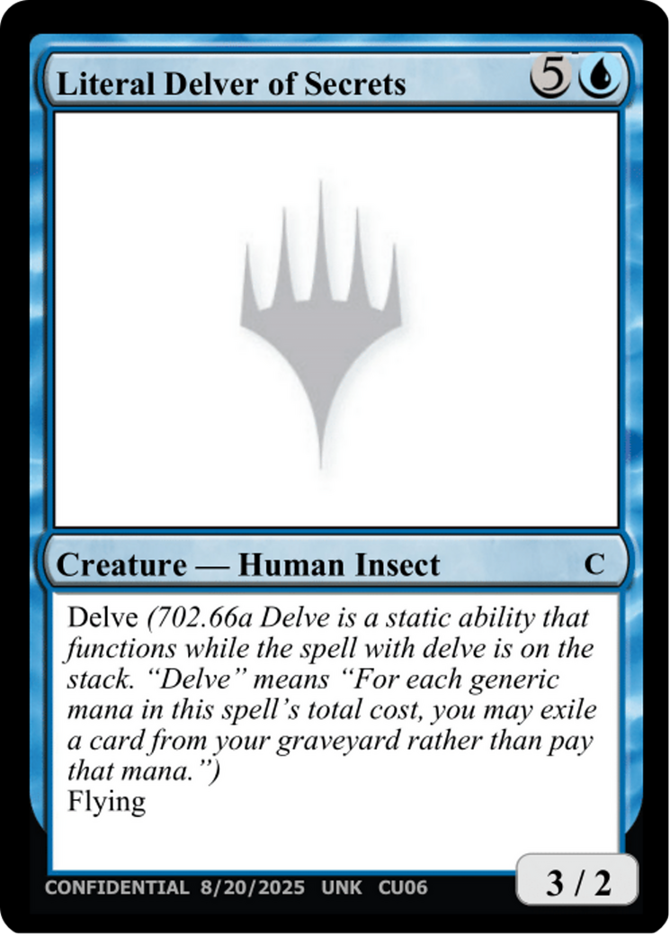Literal Delver of Secrets [Unknown Event] | Lots Moore NSW