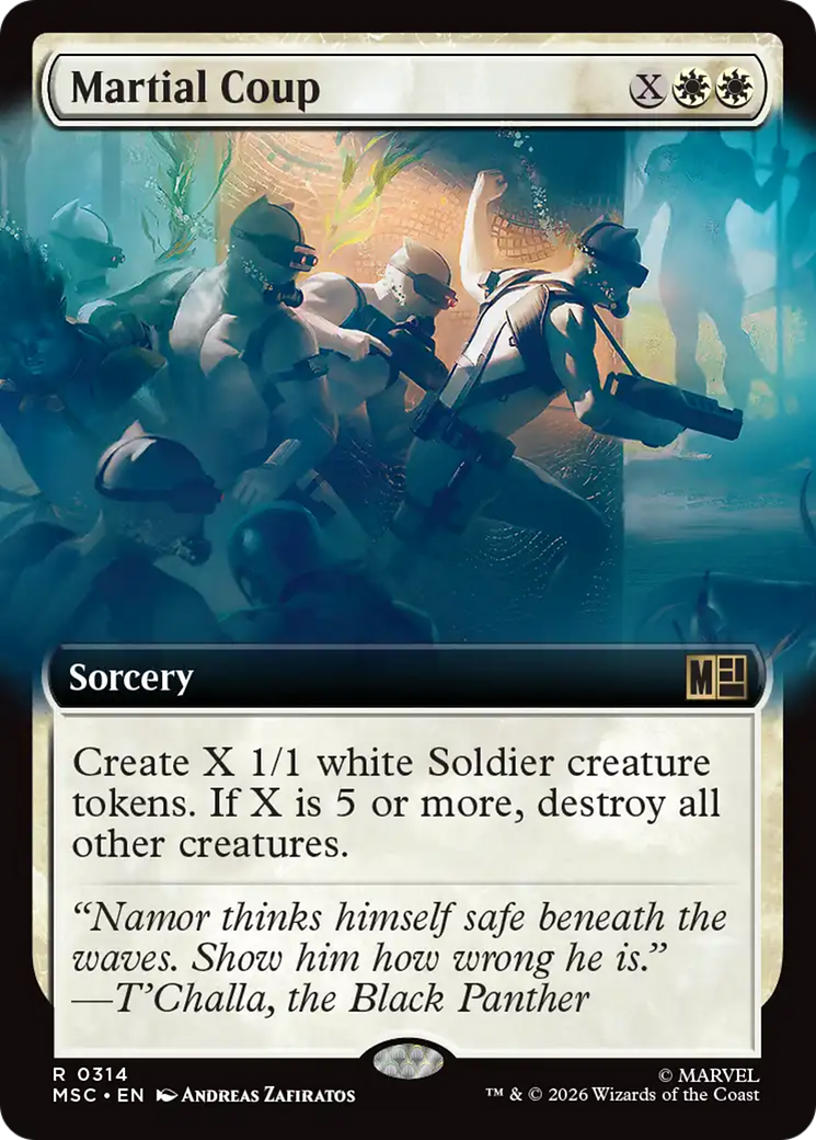 Martial Coup (Extended Art) [Marvel Super Heroes Commander] | Lots Moore NSW