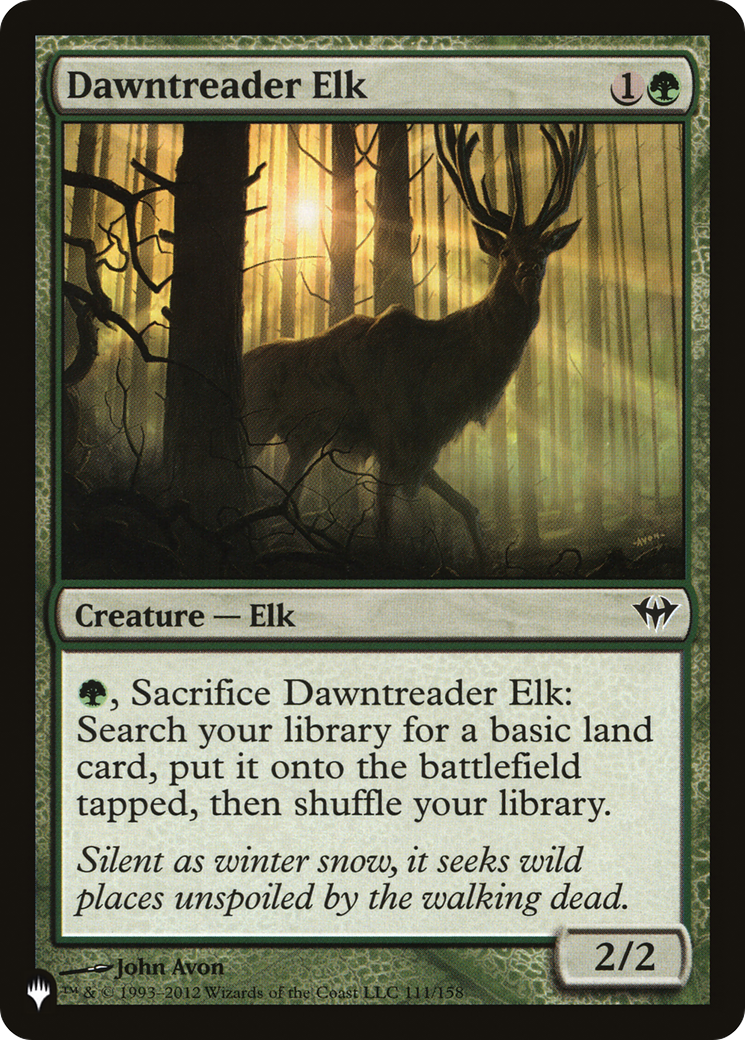 Dawntreader Elk [The List Reprints] | Lots Moore NSW