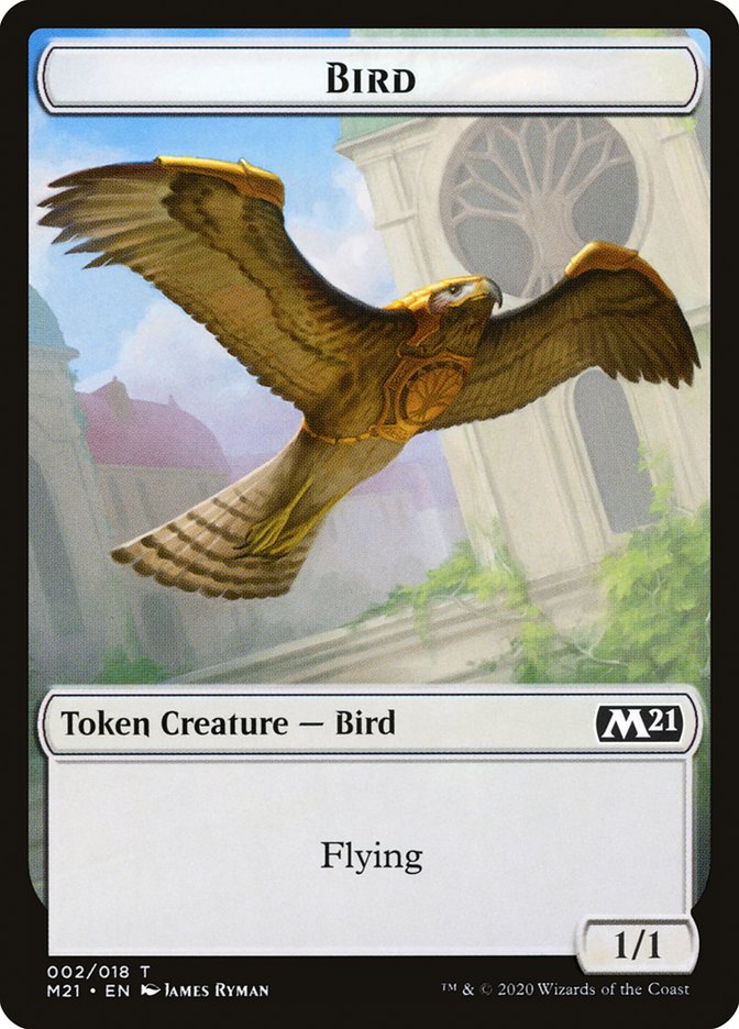 Bird Token [Core Set 2021 Tokens] | Lots Moore NSW