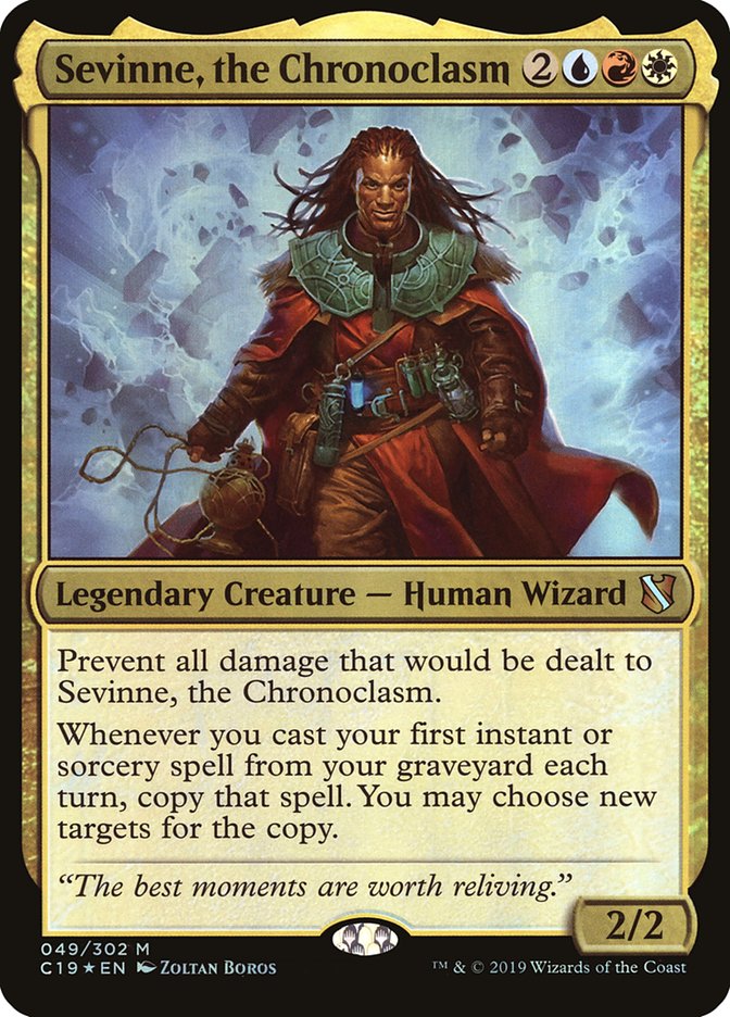 Sevinne, the Chronoclasm (Oversized) [Commander 2019 Oversized] | Lots Moore NSW