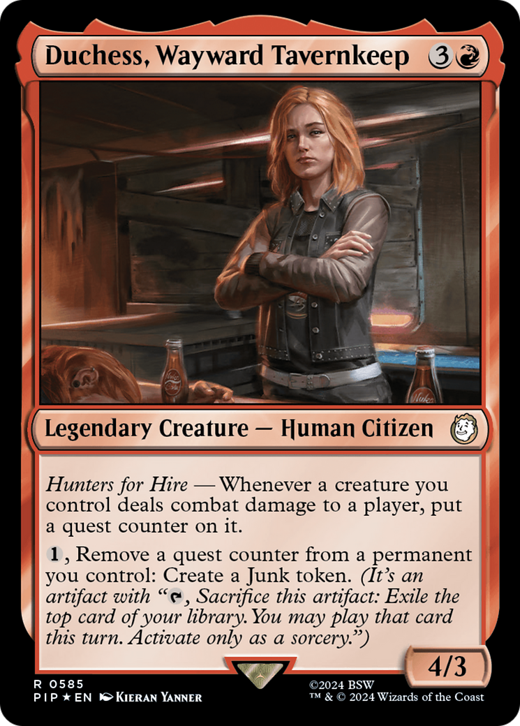 Duchess, Wayward Tavernkeep (Surge Foil) [Fallout] | Lots Moore NSW