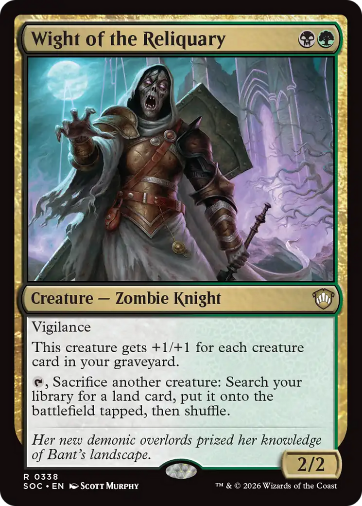 Wight of the Reliquary [Secrets of Strixhaven Commander] | Lots Moore NSW