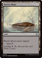 Barren Moor [Duskmourn: House of Horror Commander] | Lots Moore NSW