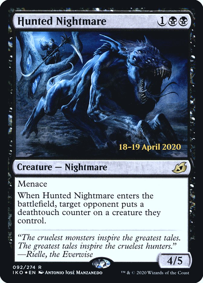 Hunted Nightmare [Ikoria: Lair of Behemoths Prerelease Promos] | Lots Moore NSW