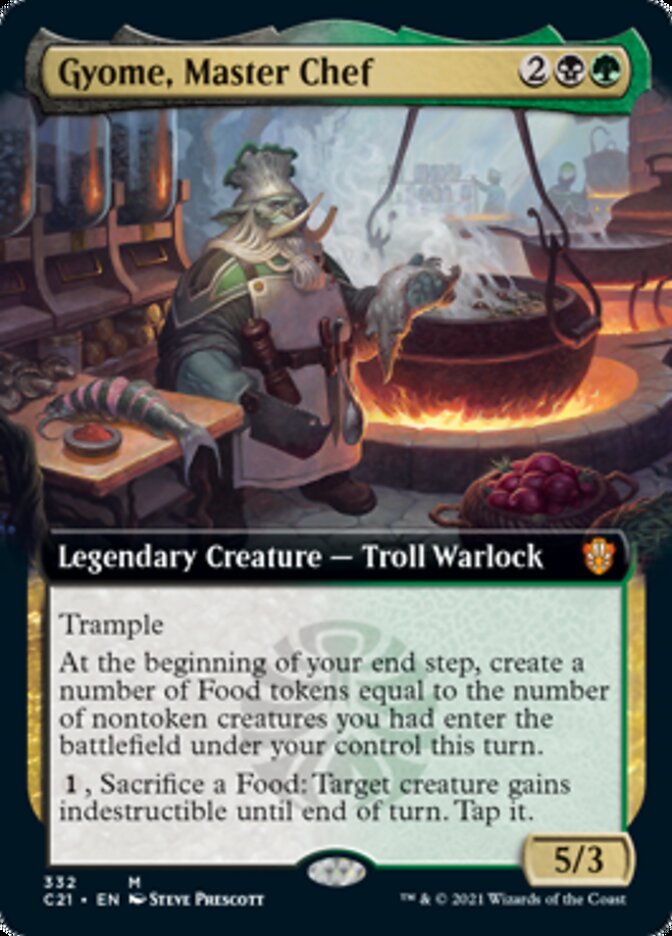 Gyome, Master Chef (Extended Art) [Commander 2021] | Lots Moore NSW