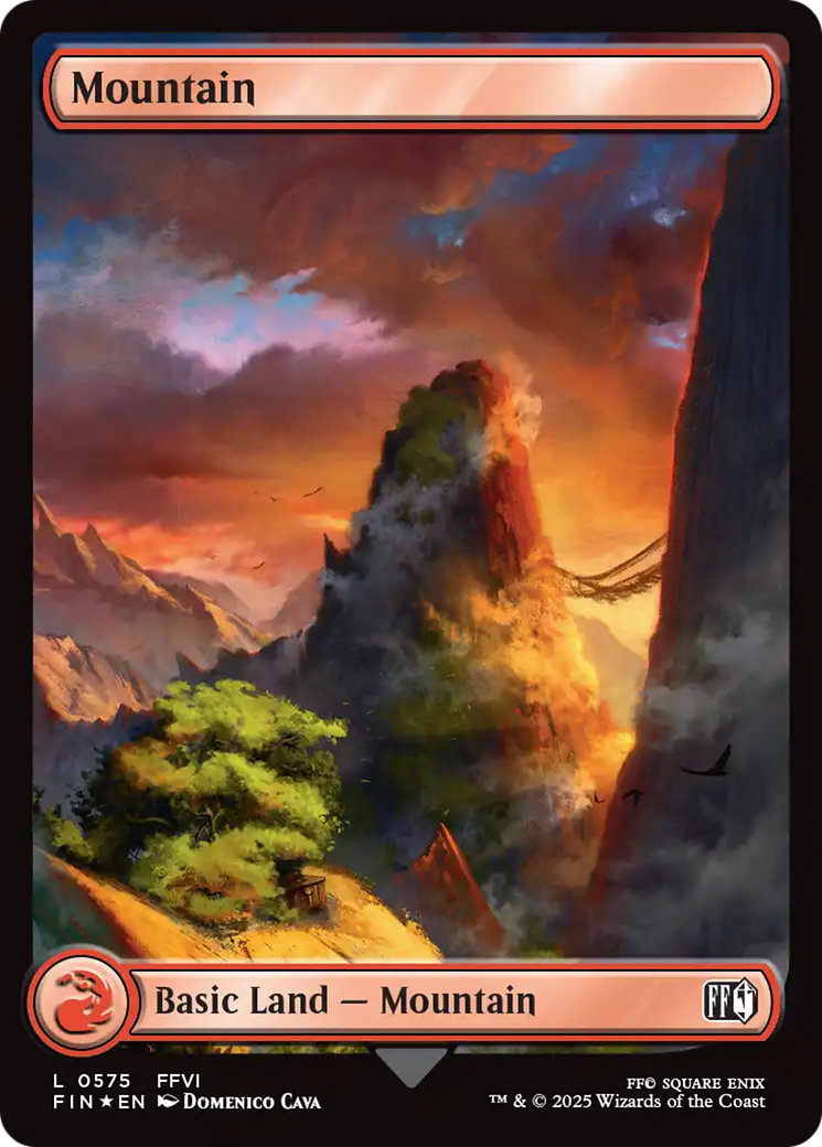 Mountain (0575) (Surge Foil) [FINAL FANTASY] | Lots Moore NSW