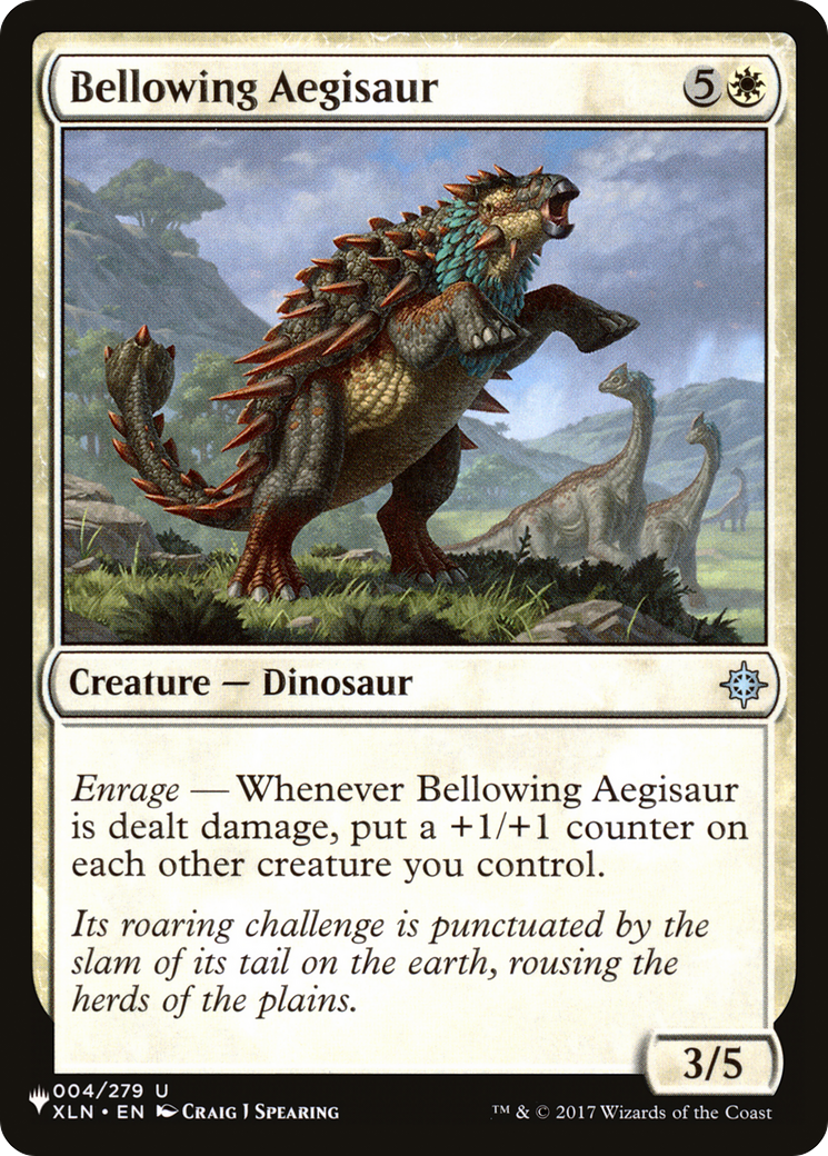 Bellowing Aegisaur [The List Reprints] | Lots Moore NSW