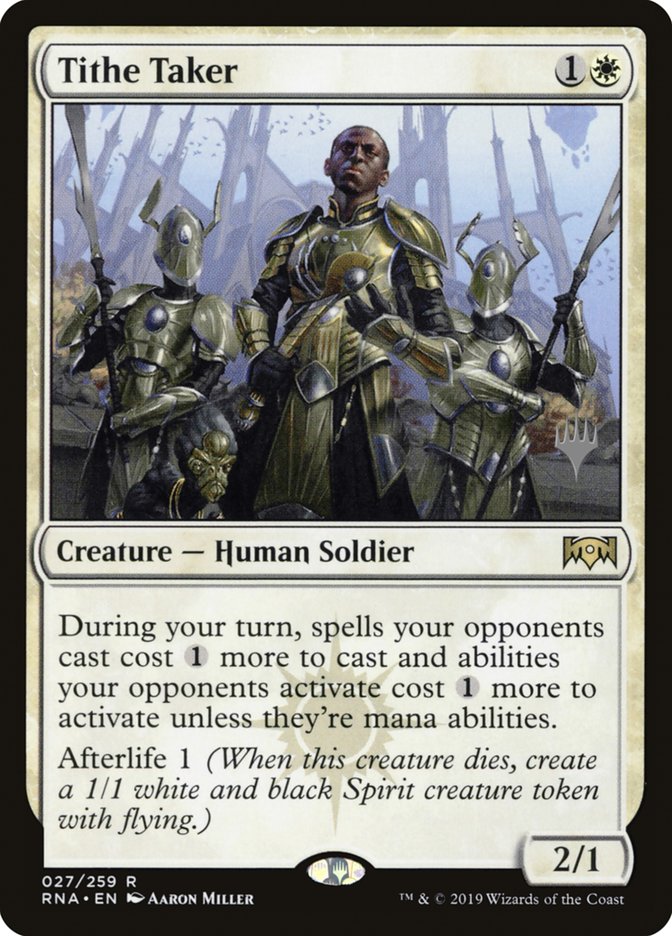 Tithe Taker (Promo Pack) [Ravnica Allegiance Promos] | Lots Moore NSW