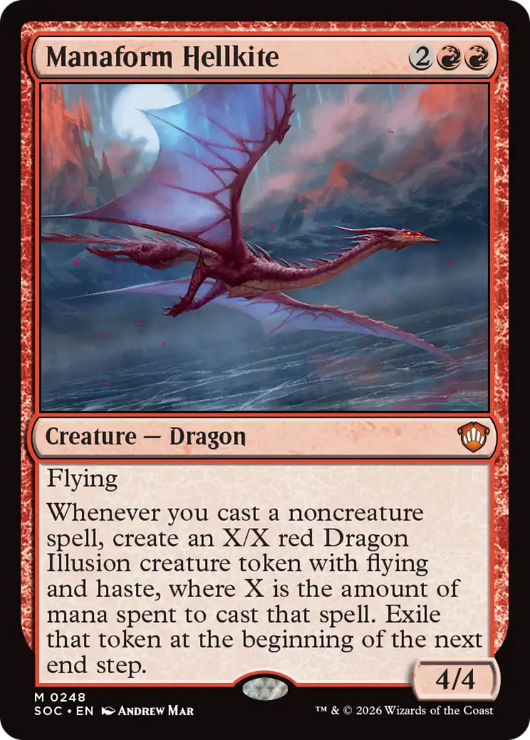 Manaform Hellkite [Secrets of Strixhaven Commander] | Lots Moore NSW