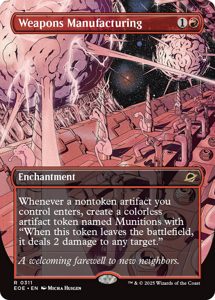 Weapons Manufacturing (Borderless) [Edge of Eternities] | Lots Moore NSW