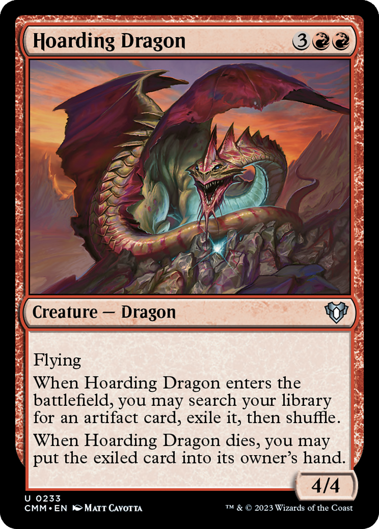 Hoarding Dragon [Commander Masters] | Lots Moore NSW