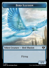 City's Blessing // Bird Illusion Double-Sided Token [Commander Masters Tokens] | Lots Moore NSW