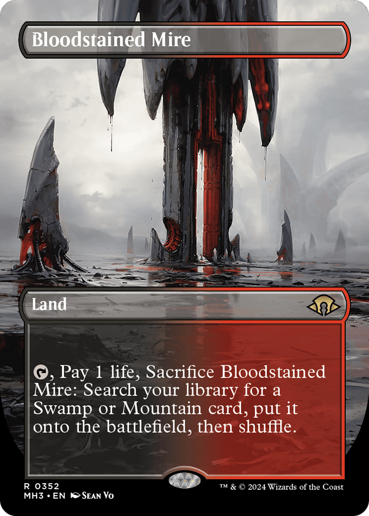 Bloodstained Mire (Borderless) [Modern Horizons 3] | Lots Moore NSW