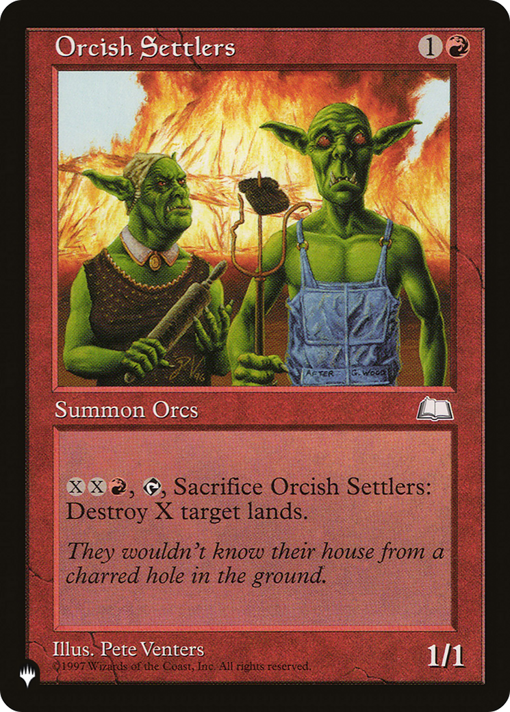 Orcish Settlers [The List] | Lots Moore NSW