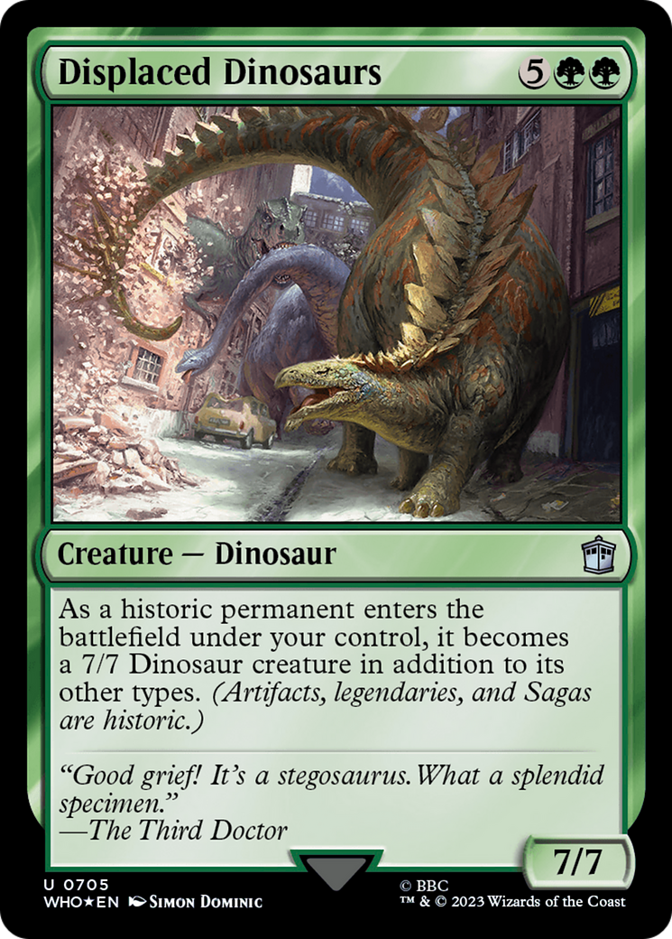 Displaced Dinosaurs (Surge Foil) [Doctor Who] | Lots Moore NSW