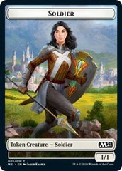 Soldier // Weird Double-Sided Token [Core Set 2021 Tokens] | Lots Moore NSW