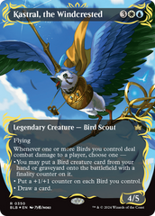 Kastral, the Windcrested (Borderless) (Raised Foil) [Bloomburrow] | Lots Moore NSW