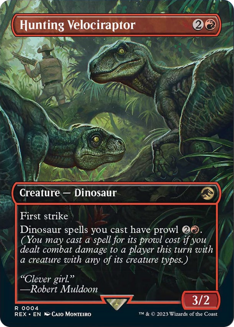 Hunting Velociraptor (Borderless) [Jurassic World Collection] | Lots Moore NSW