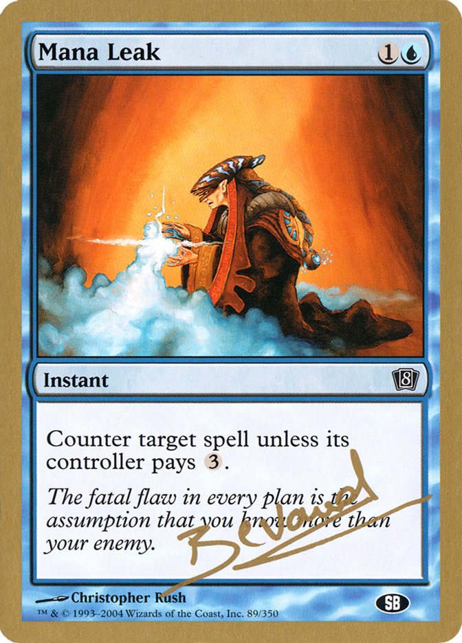 Mana Leak (Manuel Bevand) (SB) [World Championship Decks 2004] | Lots Moore NSW