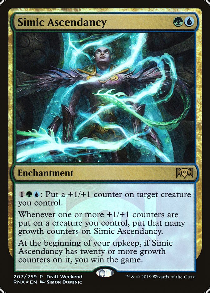 Simic Ascendancy (Draft Weekend) [Ravnica Allegiance Promos] | Lots Moore NSW