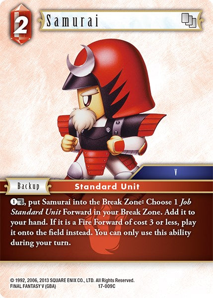 Samurai [Rebellion's Call] | Lots Moore NSW
