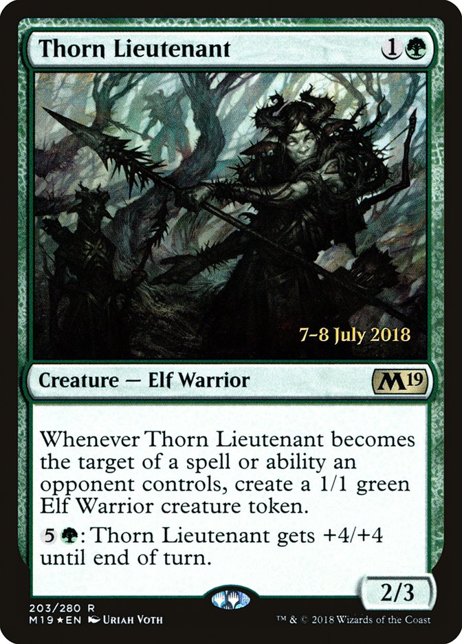 Thorn Lieutenant [Core Set 2019 Prerelease Promos] | Lots Moore NSW