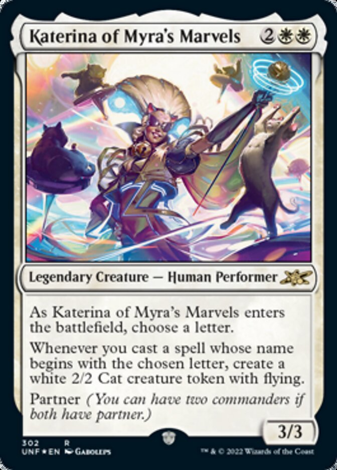Katerina of Myra's Marvels (Galaxy Foil) [Unfinity] | Lots Moore NSW