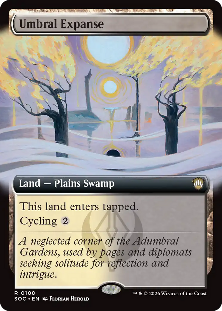 Umbral Expanse (Extended Art) [Secrets of Strixhaven Commander] Magic: The Gathering | Lots Moore NSW