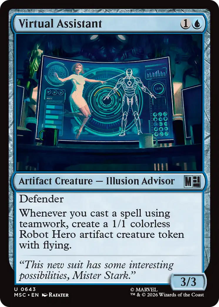 Virtual Assistant [Marvel Super Heroes Commander] | Lots Moore NSW