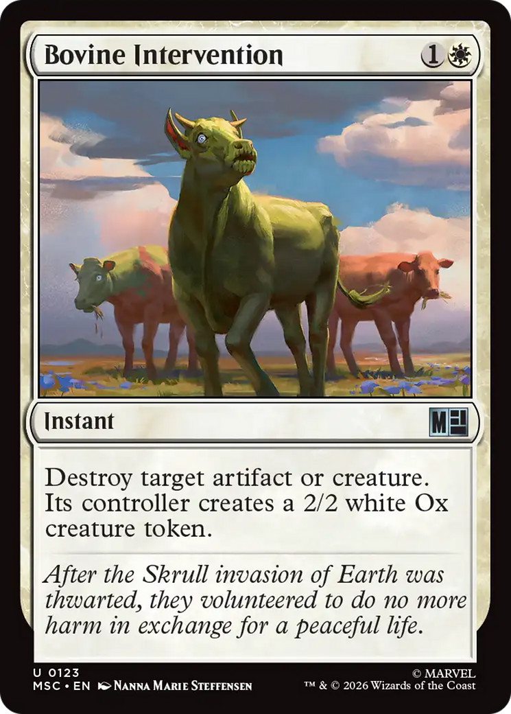 Bovine Intervention [Marvel Super Heroes Commander] | Lots Moore NSW