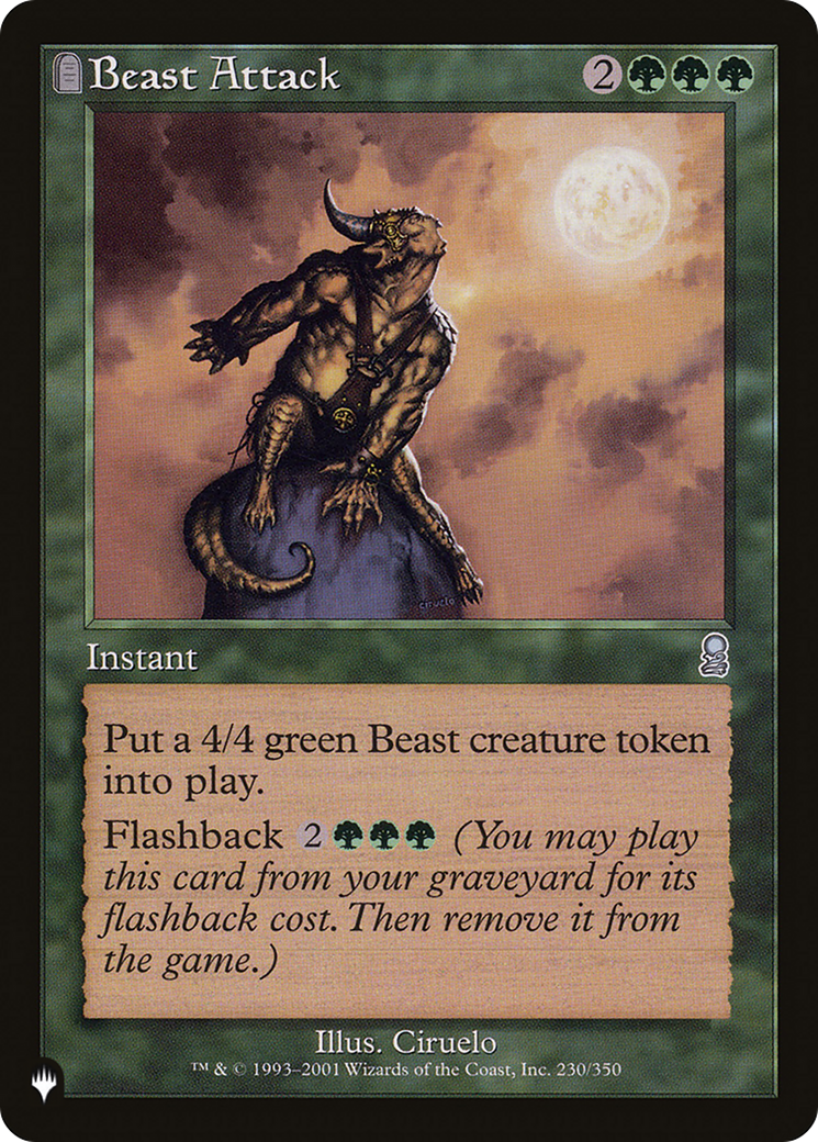 Beast Attack [The List Reprints] | Lots Moore NSW