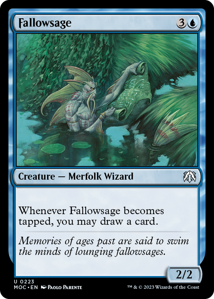 Fallowsage [March of the Machine Commander] | Lots Moore NSW