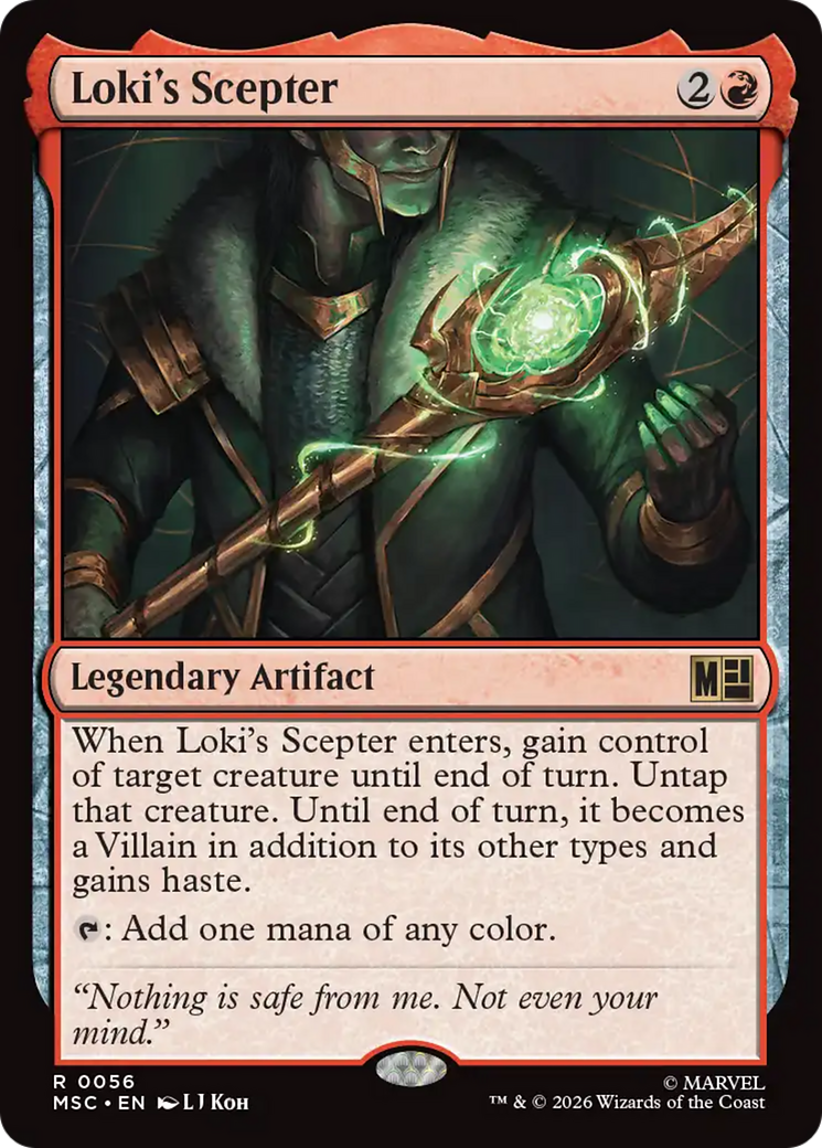 Loki's Scepter [Marvel Super Heroes Commander] | Lots Moore NSW