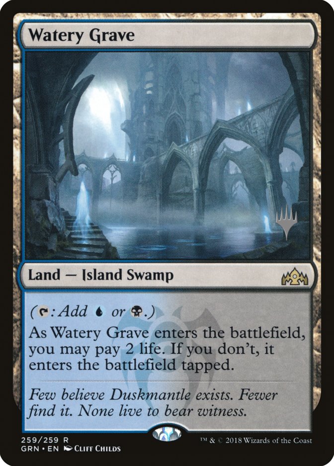 Watery Grave (Promo Pack) [Guilds of Ravnica Promos] | Lots Moore NSW