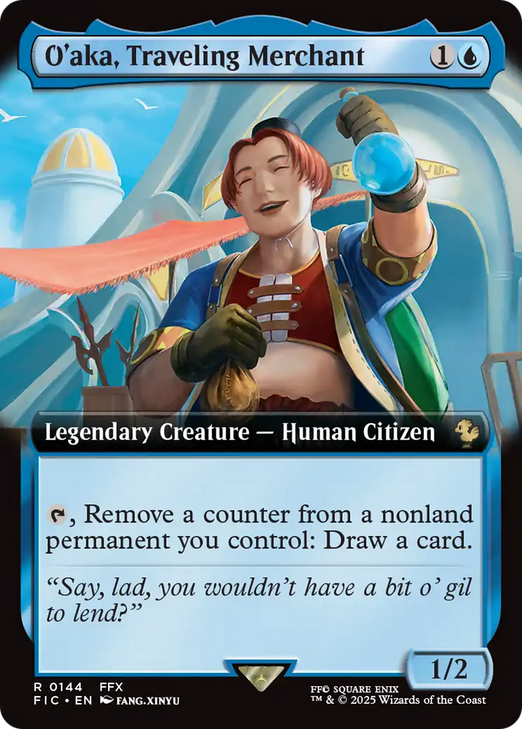 O'aka, Traveling Merchant (Extended Art) [FINAL FANTASY Commander] | Lots Moore NSW