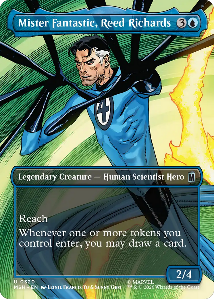 Mister Fantastic, Reed Richards (Borderless) [Marvel Super Heroes] | Lots Moore NSW