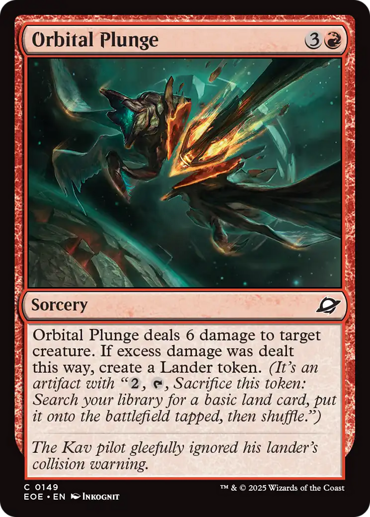 Orbital Plunge [Edge of Eternities] | Lots Moore NSW