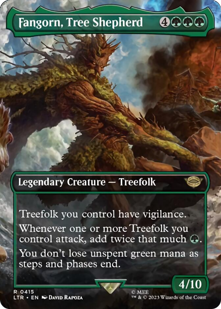 Fangorn, Tree Shepherd (Borderless Alternate Art) [The Lord of the Rings: Tales of Middle-Earth] | Lots Moore NSW