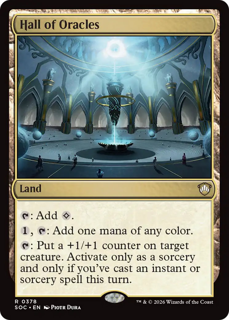 Hall of Oracles [Secrets of Strixhaven Commander] | Lots Moore NSW