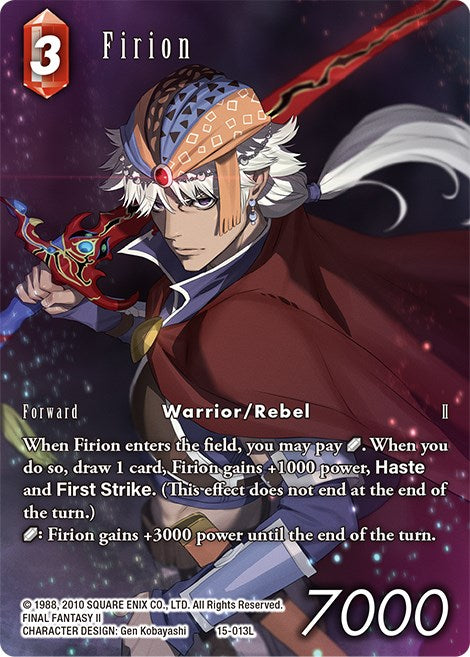 Firion (Full Art) [Crystal Dominion] | Lots Moore NSW