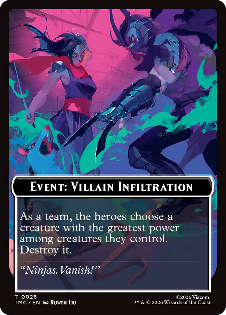 Event: Villain Infiltration [Teenage Mutant Ninja Turtles Commander Tokens] | Lots Moore NSW
