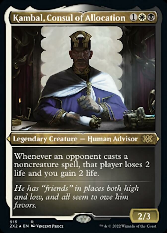 Kambal, Consul of Allocation (Foil Etched) [Double Masters 2022] | Lots Moore NSW