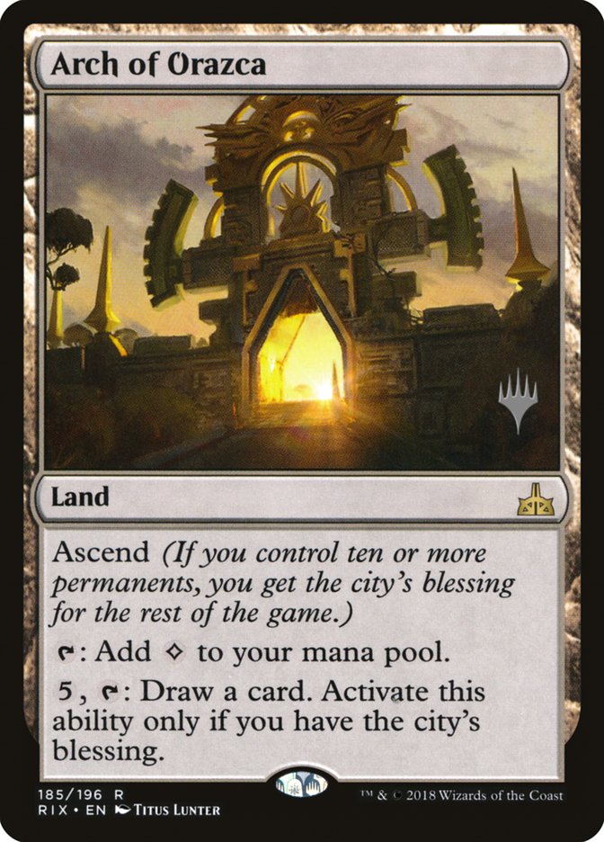 Arch of Orazca (Promo Pack) [Rivals of Ixalan Promos] | Lots Moore NSW