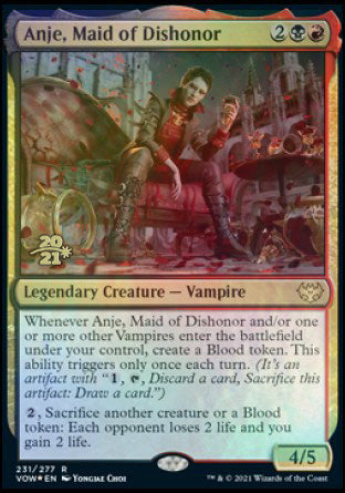 Anje, Maid of Dishonor [Innistrad: Crimson Vow Prerelease Promos] | Lots Moore NSW