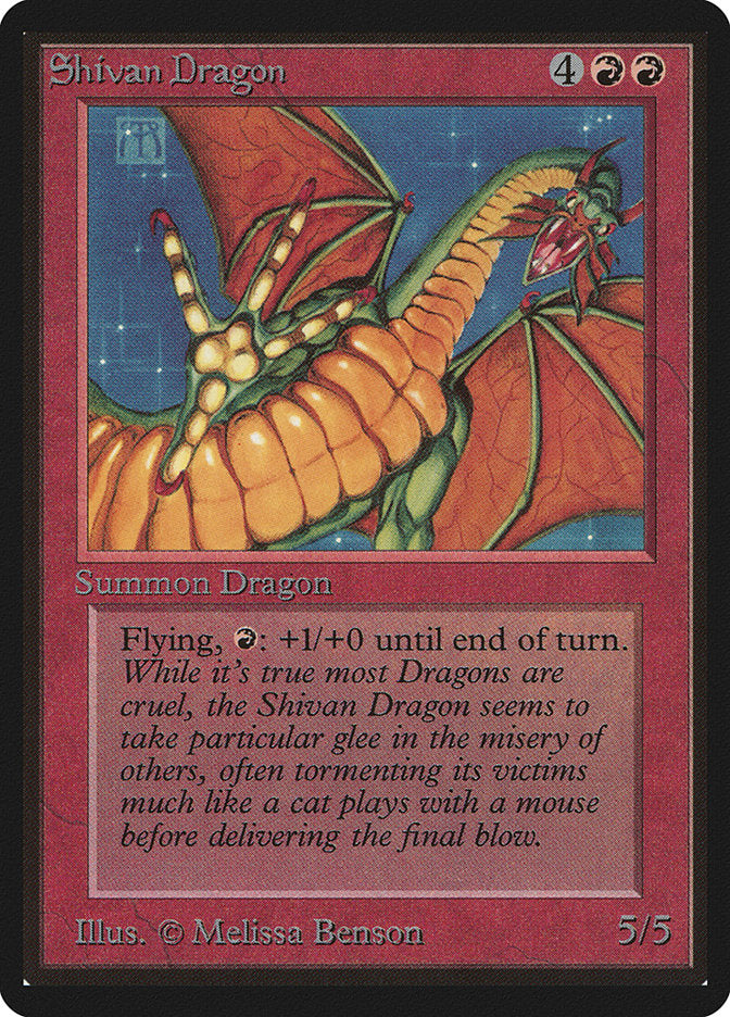 Shivan Dragon [Beta Edition] | Lots Moore NSW