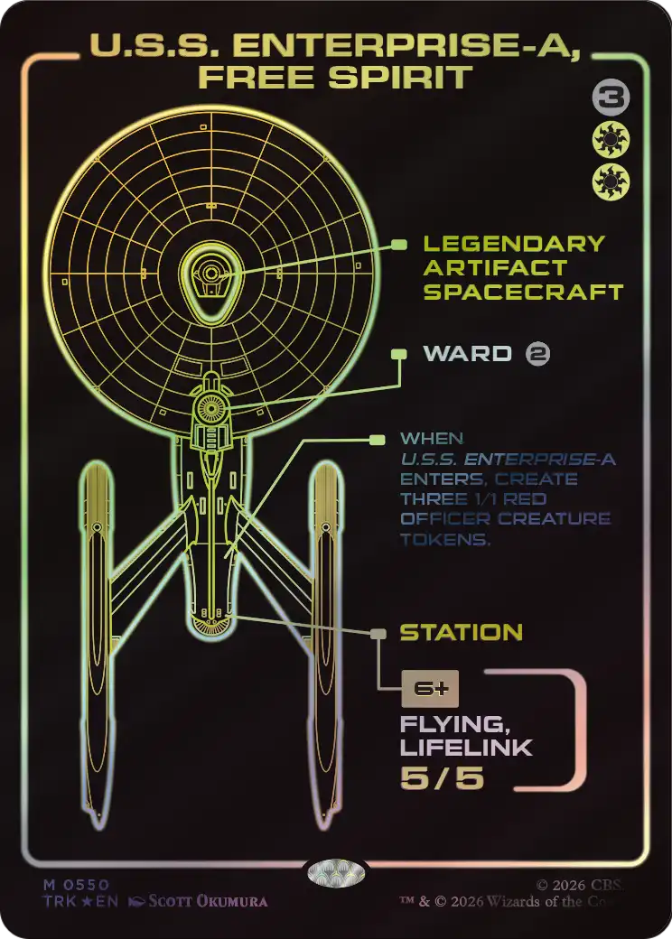 U.S.S. Enterprise-A, Free Spirit (Showcase) [Star Trek] | Lots Moore NSW