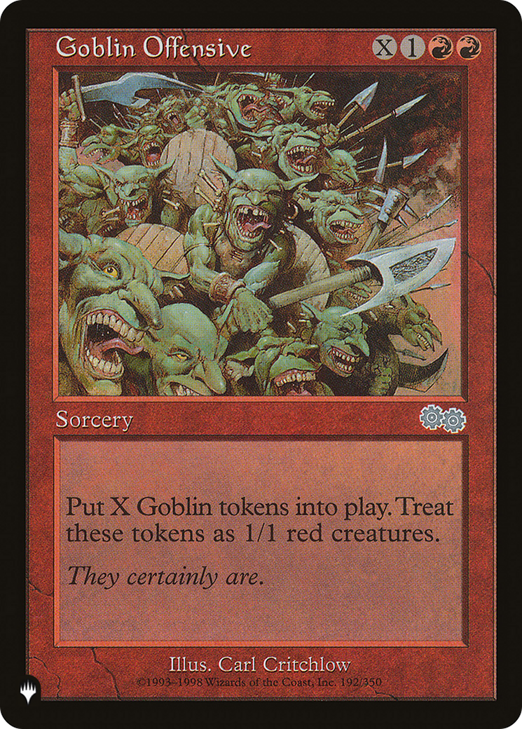 Goblin Offensive [The List] | Lots Moore NSW